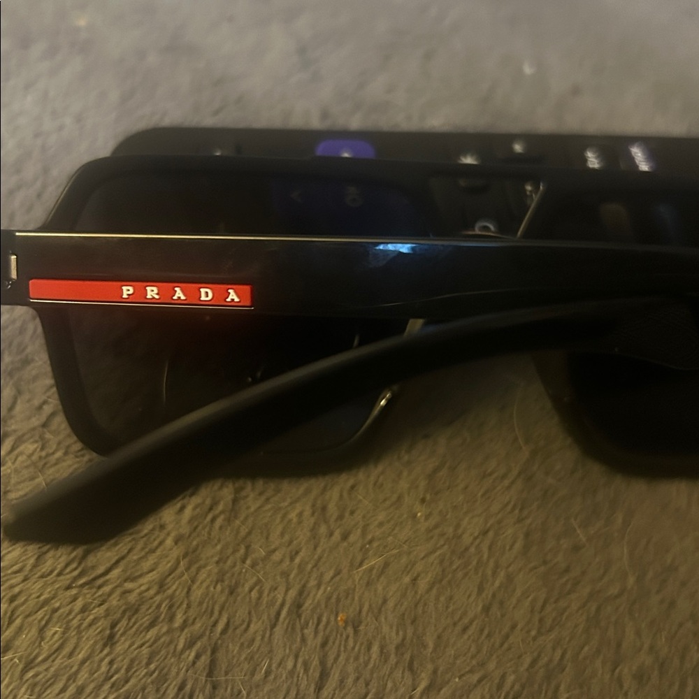 Prada Black Polarized Sunglasses